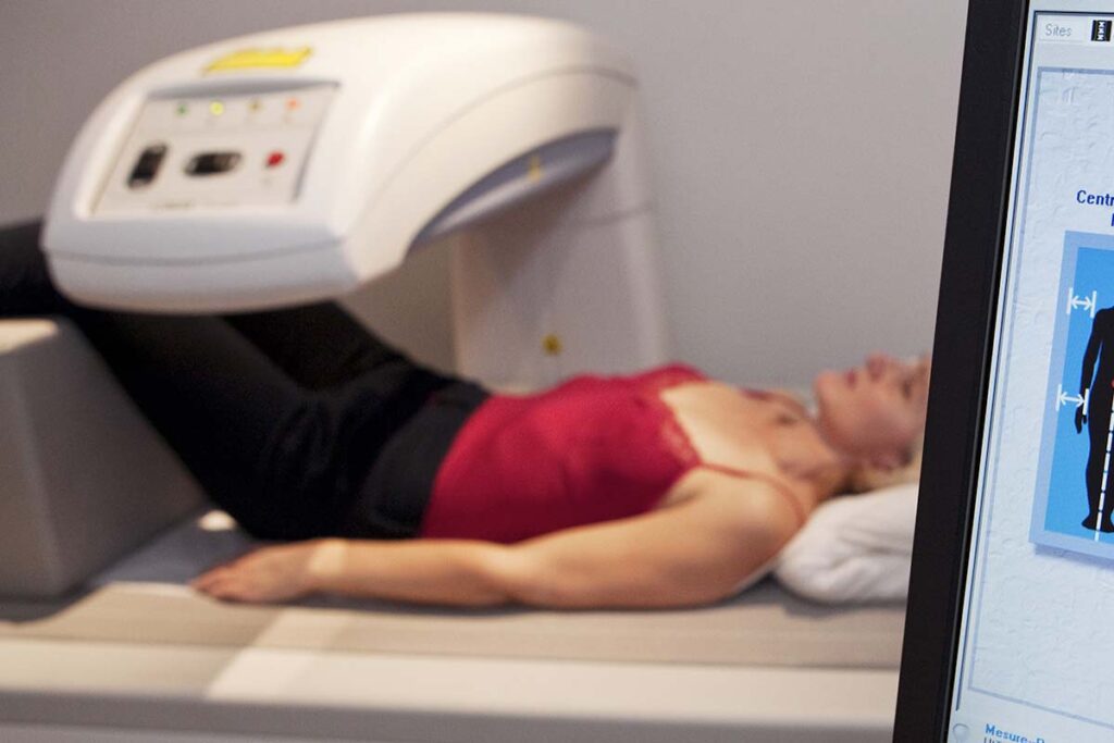 Dual-energy X-ray absorptiometry (DXA) scan