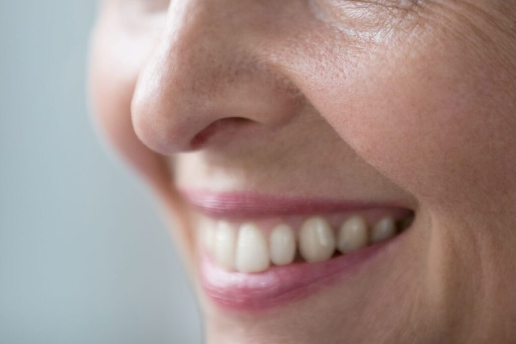 woman teeth